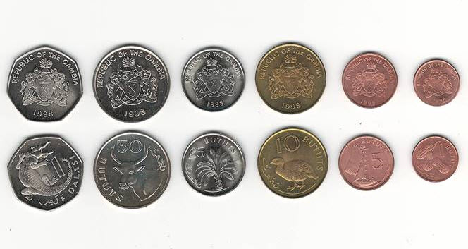 Gambia 6 Coins Year 1998